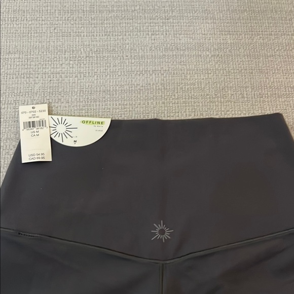 Offline by Aerie Dark Grey Real Me Flare Leggings - Picture 4 of 6